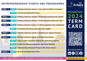 michaelmas 24 term card print